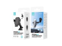 Techancy Ti2318 Car Phone Holder Black, 4.0-7.2 Inch, Suction Cup Mount, One-Touch Lock Techancy Ti2318 Car Phone Holder Black, 4.0-7.2 Inch, Suction Cup Mount, One-Touch Lock