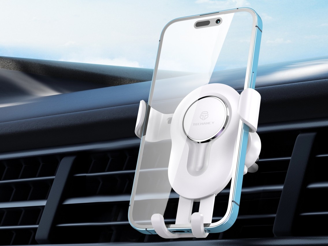 Techancy Suporte Gravitacional Para Automóvel Para Telemóveis 4,5 - 6,7' TI2290, Ângulo De Visualiza