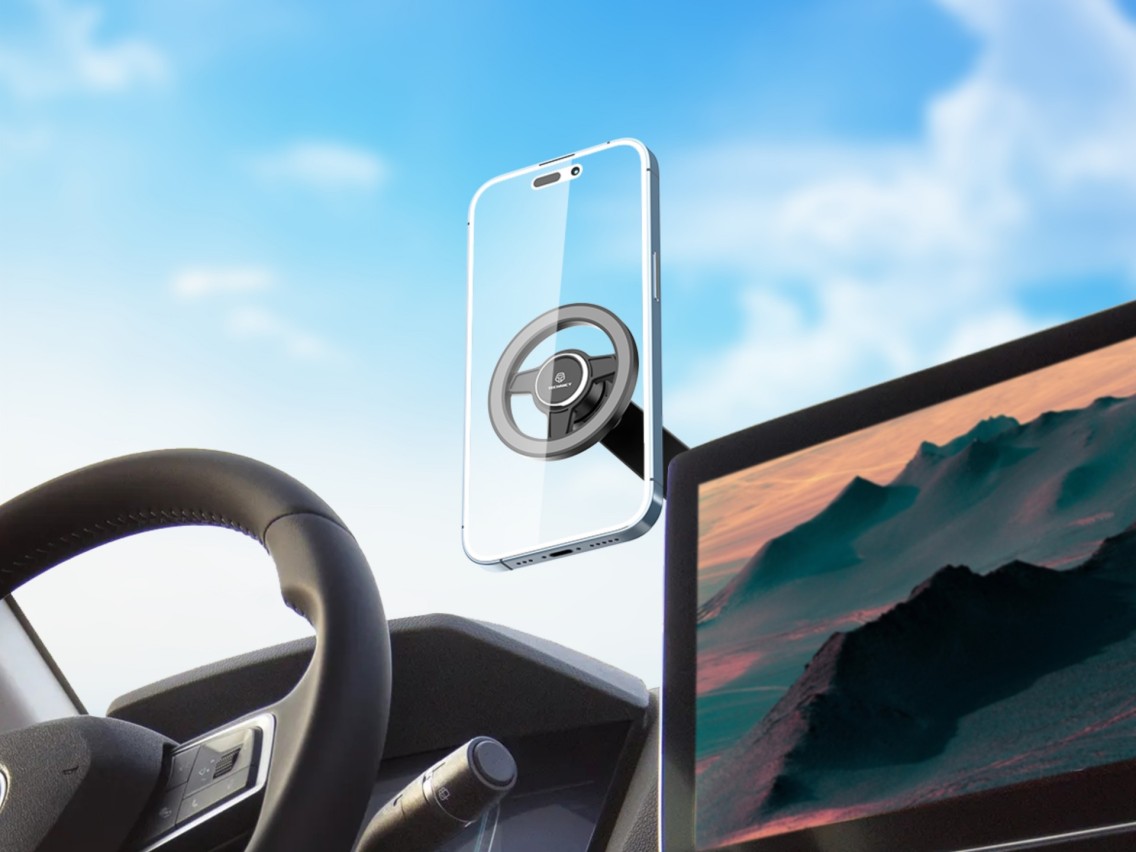 Techancy Suporte Magnético Para Telemóvel Para Automóvel TI2321 Para Ip 12-16 E Acessórios Mag Safe,