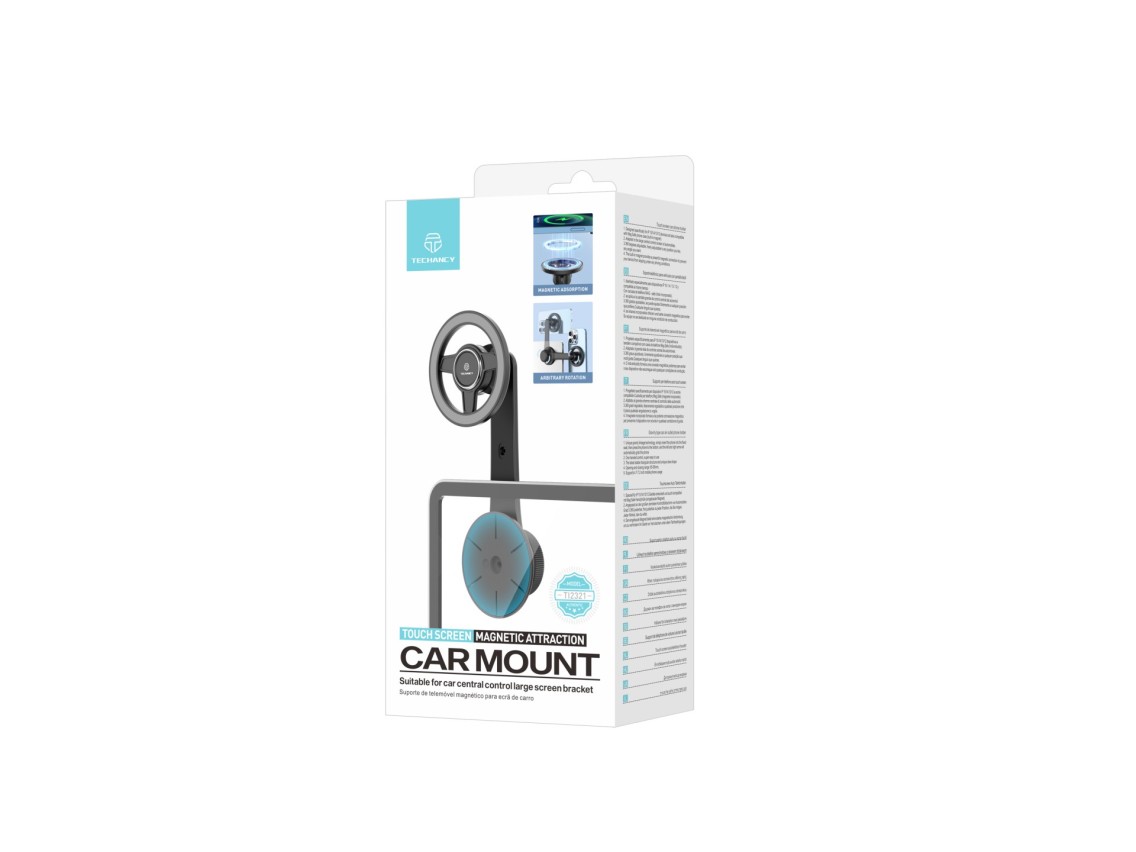 Techancy Suporte Magnético Para Telemóvel Para Automóvel TI2321 Para Ip 12-16 E Acessórios Mag Safe,