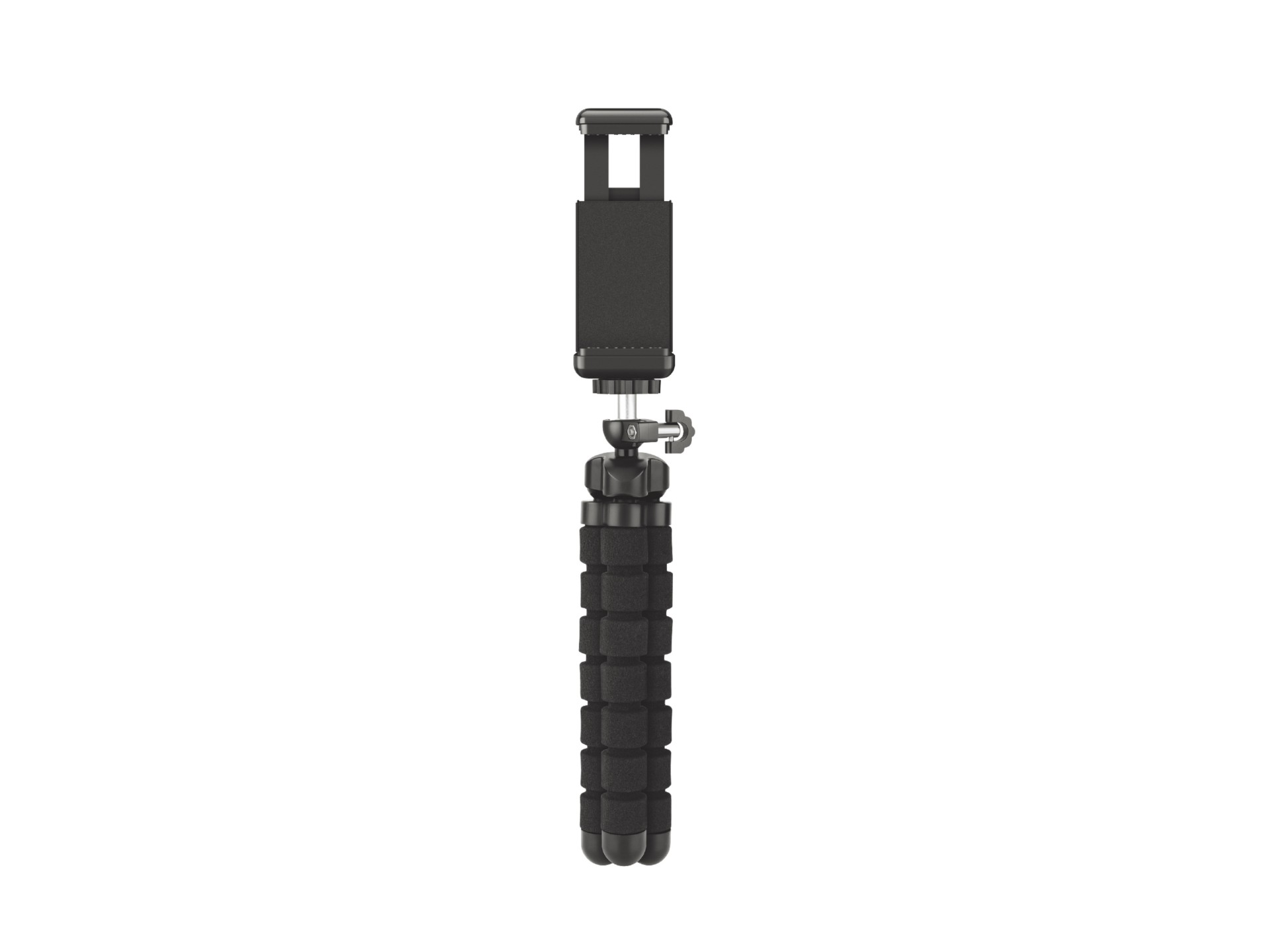 Techancy Mini Tripé Preto Ti2323 Com Pernas Dobráveis, Incl. Cabeça Esférica, Rotação De 360° Para C