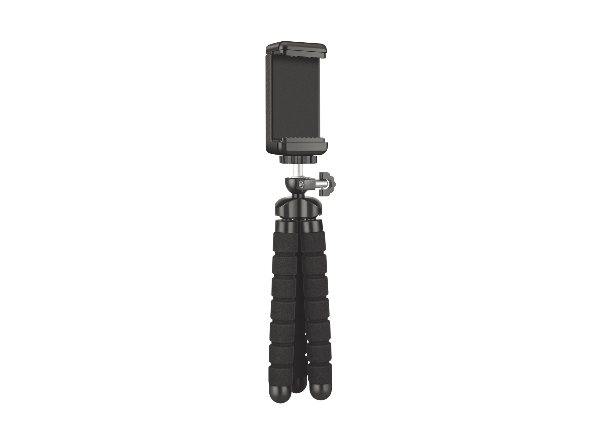 Techancy Mini Tripé Preto Ti2323 Com Pernas Dobráveis, Incl. Cabeça Esférica, Rotação De 360° Para C