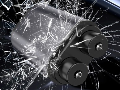 Techancy Ti2325 Multifunction Car Safety Hammer, Glass Safety Hammer and Seat Belt Cutter