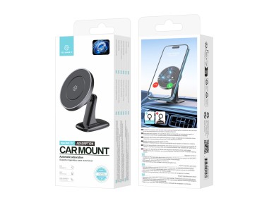 Techancy Magnetic Cell Phone Holder Black Ti2326, Compatible with Magsafe, 360° Rotation, Stron Techancy Magnetic Cell Phone Holder Black Ti2326, Compatible with Magsafe, 360° Rotation, Stron