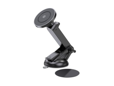 Techancy Magnetic Cell Phone Holder Black Ti2327, Magsafe Compatible, 360° Rotation, Adjustable Techancy Magnetic Cell Phone Holder Black Ti2327, Magsafe Compatible, 360° Rotation, Adjustable