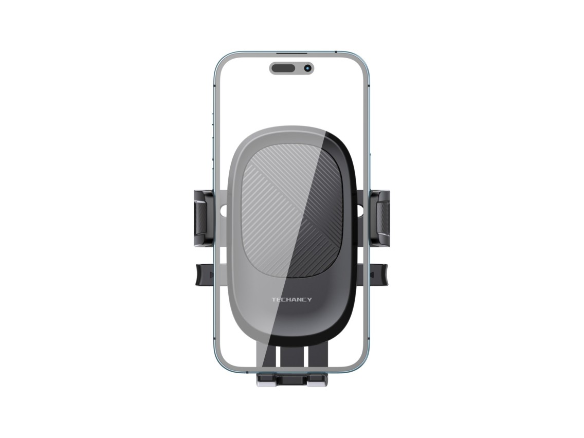 Techancy TI2328 Car Phone Holder Black, Adjustable Suction Cup, Compatible with 4.7-7.2 inch Phones
