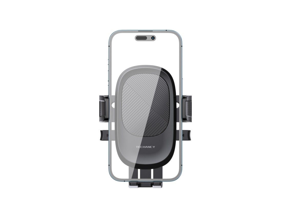 Techancy Ti2329 Car Phone Holder Black, Air Vent Mount, 4.7-7.2 Inch Phone