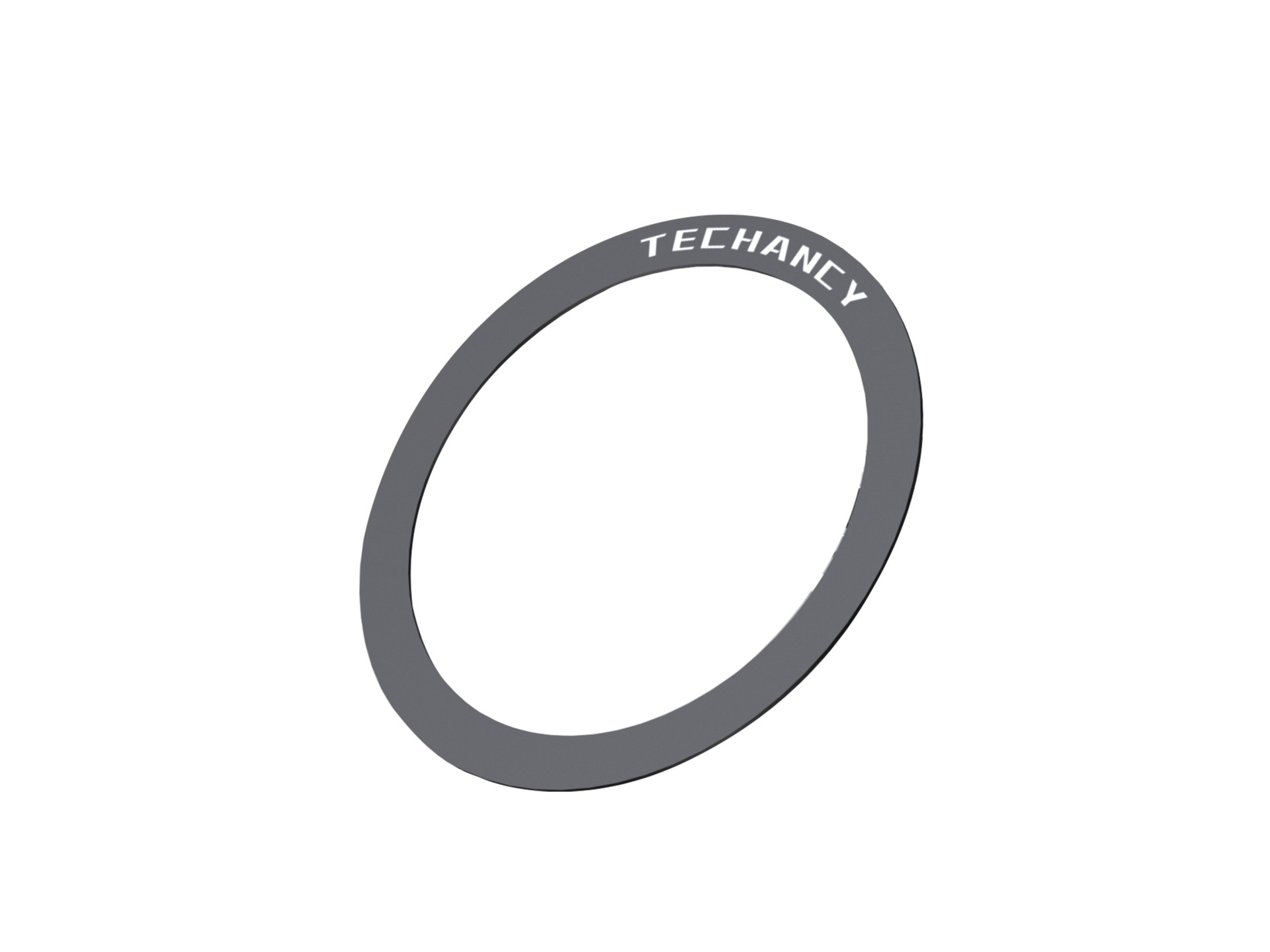 Techancy Anel telefónico magnético TI2334, conjunto de 2 preto, compatível com o carregador/ suporte
