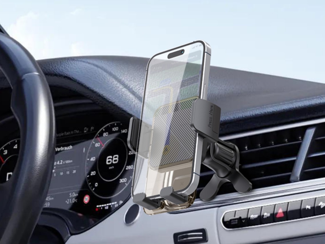 Techancy Suporte para TelemOvel TI2335, Operação com Uma Mão, ABS de Alta Resistência, para Smartpho
