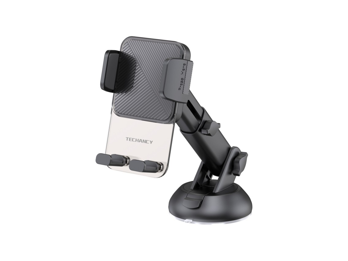 Techancy Suporte para TelemOvel com Ventosa TI2337, Operação com Uma Mão, ABS de Alta Resistência, p