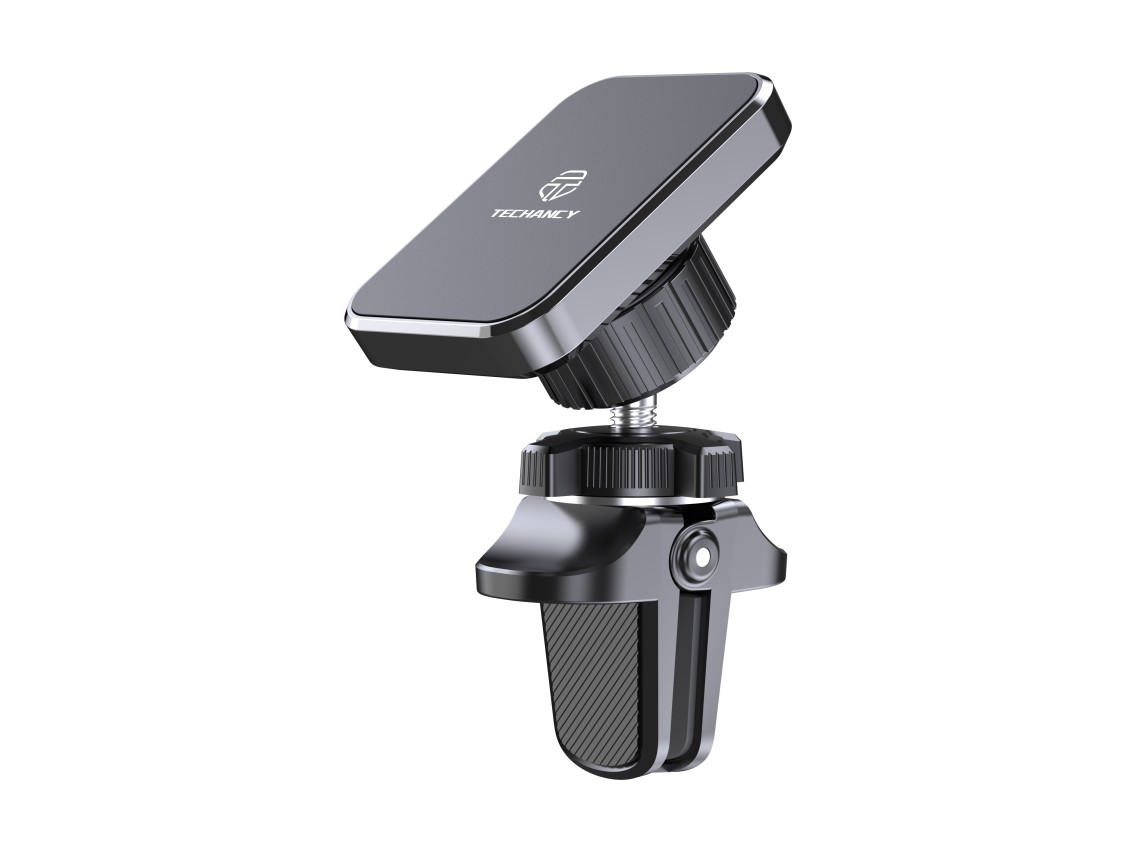 Techancy Suporte carro magnetico TI2339 encaixe grelha 360 graus 4 imas forte estavel antideslizante