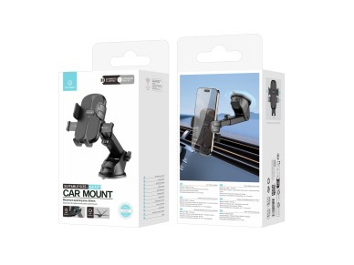 Techancy suporte de telemovel para carro TI2341 Base de suc��o Operacao automatica Compativel 4.5-7.