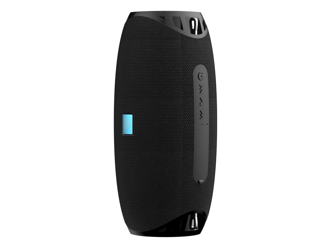 Altavoz inalámbrico Techancy TH2631 negro con batería integrada de 5 W, 2 altavoces y entrada TWS/TF