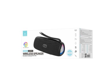 Altavoz Bluetooth inalámbrico Techancy versión 5.3TH2633, compatible con TWS/TF/AUX, luz a Altavoz Bluetooth inalámbrico Techancy versión 5.3TH2633, compatible con TWS/TF/AUX, luz a