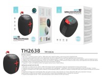 Techancy Altifalante Sem Fios Bluetooth Vers�o 5.3 TH2638, Suporte TWS/TF/AUX, Luz Ambiente Led Rgb 