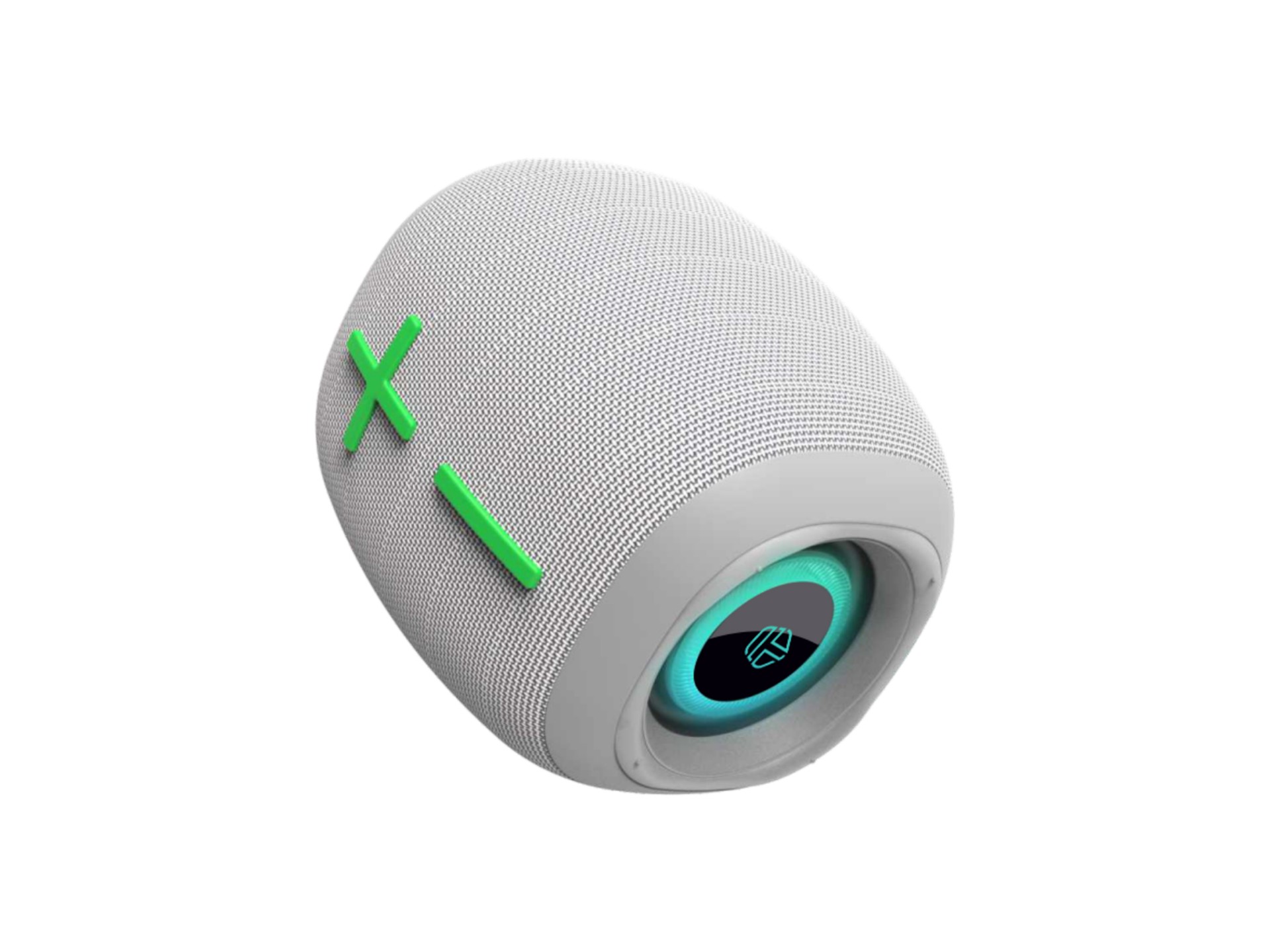 Techancy Altifalante Sem Fios Bluetooth Versão 5.3 TH2638, Suporte TWS/TF/AUX, Luz Ambiente Led Rgb