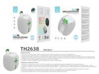 Techancy Altifalante Sem Fios Bluetooth Vers�o 5.3 TH2638, Suporte TWS/TF/AUX, Luz Ambiente Led Rgb 