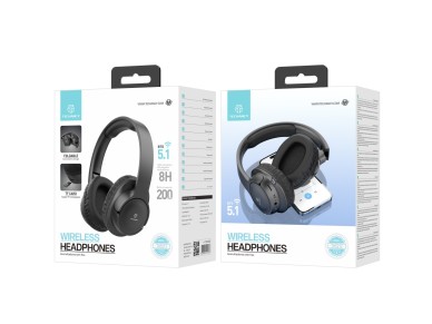 Techancy Auscultadores Sem Fios TH5212, Reprodu��o De M�sica 8h, Efeito Est�reo, Design Dobr�vel, Co