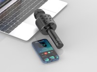 Techancy KZ1561 Wireless Microphone, Portable Karaoke, Bluetooth Speaker, FM Radio and Voice Changer