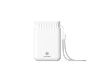 Techancy 6500mah Power Bank White TF2772, Mobile Phone/Tablet Charging Compatible with 2A, Portable 