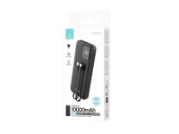 Techancy Mobile Power 10000mah 2.4a Charging TF2783, 2-in-1 USB C+IP Charging Cable, Digital Power D Techancy Mobile Power 10000mah 2.4a Charging TF2783, 2-in-1 USB C+IP Charging Cable, Digital Power D