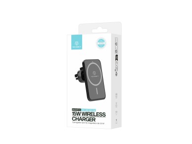 Techancy Carregador Magnético Sem Fios TF2792, 15w, Preto, Compatível Com Iphone 12 E Superiores, Co Techancy Carregador Magnético Sem Fios TF2792, 15w, Preto, Compatível Com Iphone 12 E Superiores, Co