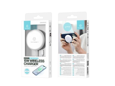 Techancy 15W Magnetic Wireless Charger TF2793, Compatible with iPhone 12 and Above, Magsafe Compatib