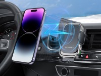 Techancy Wireless Car Charger Mount TF2797, 15W Wireless Charging, Automatic Opening and Closing. Techancy Wireless Car Charger Mount TF2797, 15W Wireless Charging, Automatic Opening and Closing.