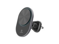 Techancy Suporte Magn�tico Para Telem�vel Com Carregador Sem Fios TF2798 Preto, Compat�vel Com Magsa