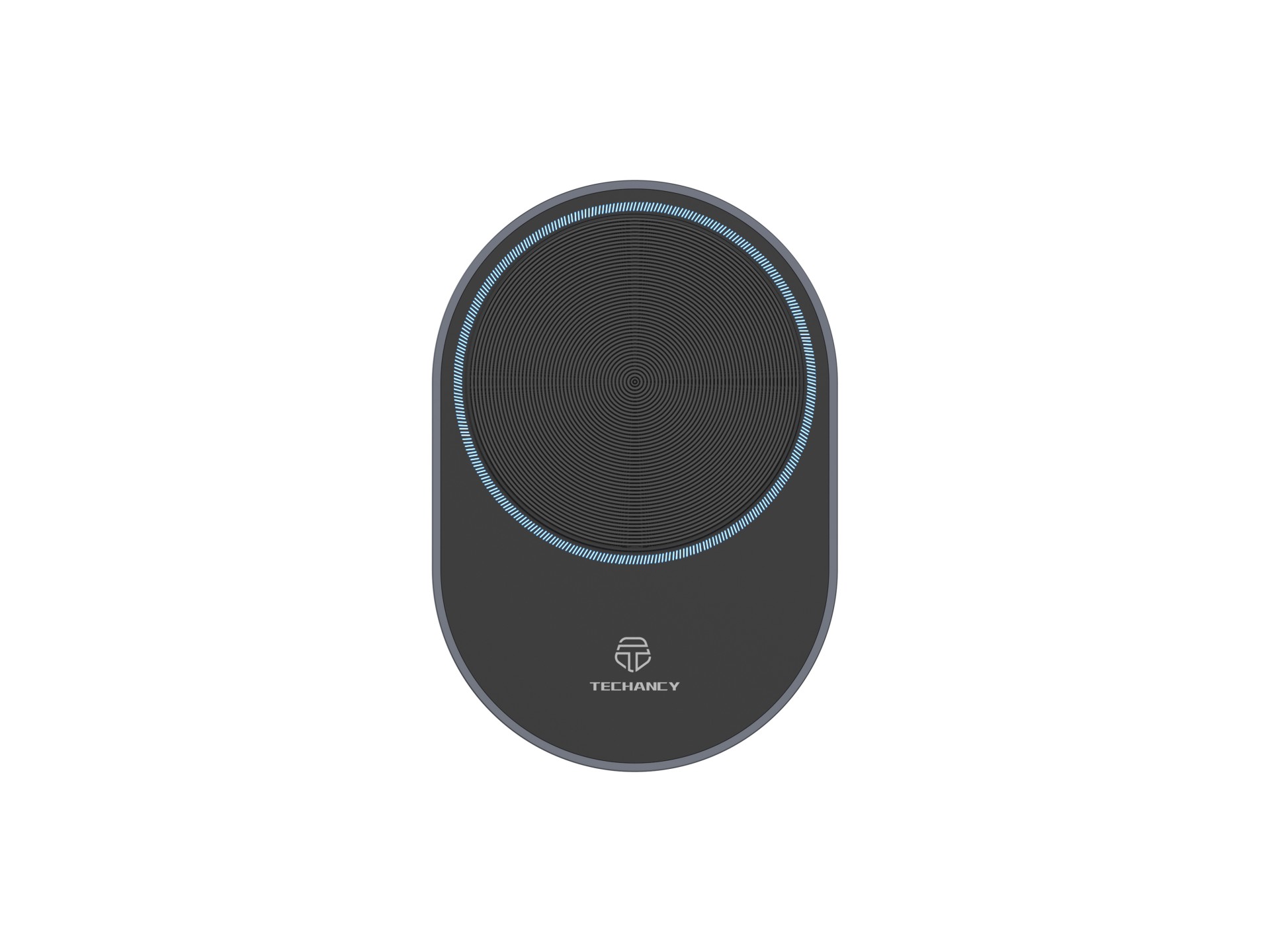 Techancy Suporte Magnético Para Telemóvel Com Carregador Sem Fios TF2798 Preto, Compatível Com Magsa