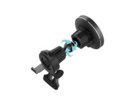 Techancy Suporte Magn�tico com Carregador Sem Fios 15W TF2824 Preto, Compat�vel com MagSafe, Rota��o