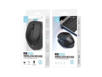 Techancy Wireless Mouse 2.4g Black TJ6123, Adjustable DPI (800-1600) 6d Silent Buttons, Compatible w