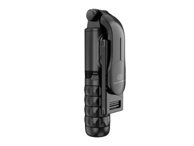 Techancy Mini selfie stick multifunções, TR6416, com controlo sem fios, suporte triangular, fácil de Techancy Mini selfie stick multifunções, TR6416, com controlo sem fios, suporte triangular, fácil de