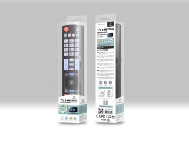 Control remoto para TV Techancy TU2401, alcance inalámbrico de 8 m, compatible con televisores 