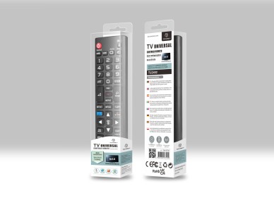Control remoto para TV Techancy TU2402, alcance inalámbrico de 8 m, compatible con televisores 