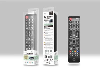 Control remoto de TV Techancy TU2405, alcance inalámbrico de 8 m, compatible con televisores Sa
