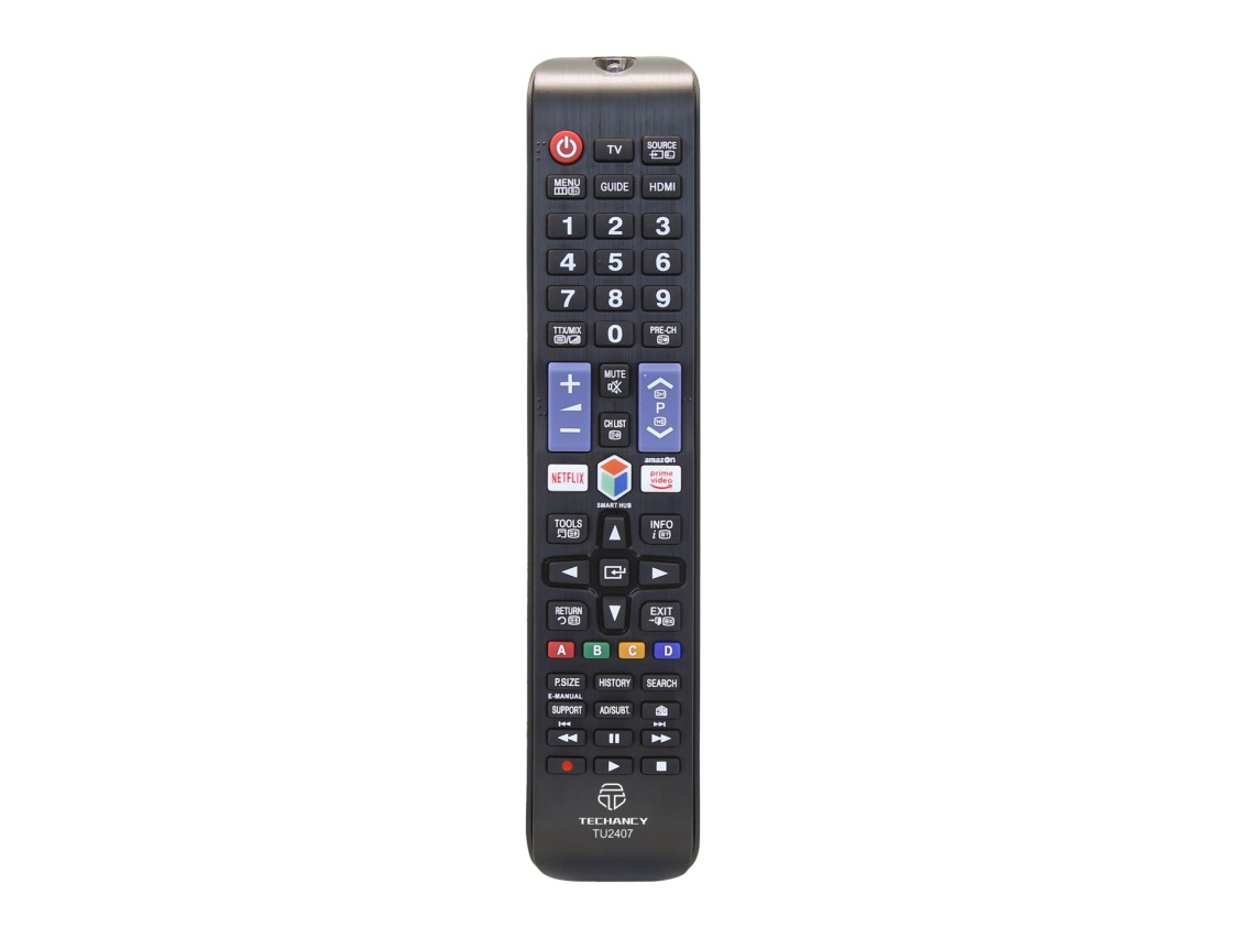 Techancy TV Remote Control TU2407, 8m Wireless Range, Compatible with Samsung TVs, Auto-Adaptive Con