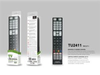 Techancy Universal TV Remote Control TU2411, Compatible with Many TV Brands, Simple Adaptation Conne