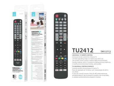 Control remoto Techancy TV TU2412, compatible con televisores LG, emparejamiento automático sin