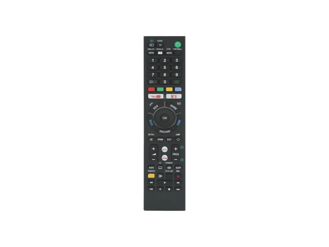 Techancy TV Remote Control TU2415, Compatible with Sony TVs, Automatic Pairing Without Configuration