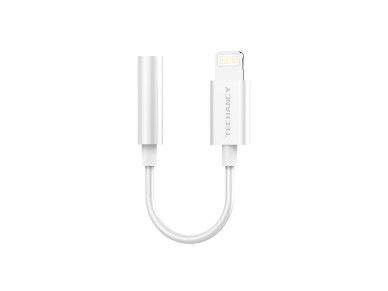 Techancy Adaptador De Auscultadores  TV3743, Lightning Para 3,5 Mm, Compat�vel Com Ip8-14, Ipad, Lig