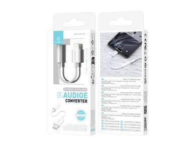 Techancy Adaptador De Auscultadores  TV3743, Lightning Para 3,5 Mm, Compat�vel Com Ip8-14, Ipad, Lig