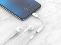 Techancy Conversor De �udio TV3754, Plug And Play, Compat�vel Com Ip8/X/11-/14, Auscultadores Est�re