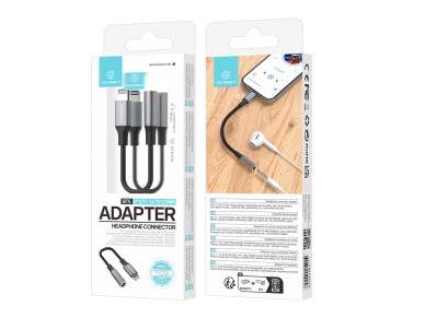 Techancy Adaptador De �udio TV3755, Ip8-14 Para Conetor De Auscultadores De 3,5 Mm, Compat�vel Com D