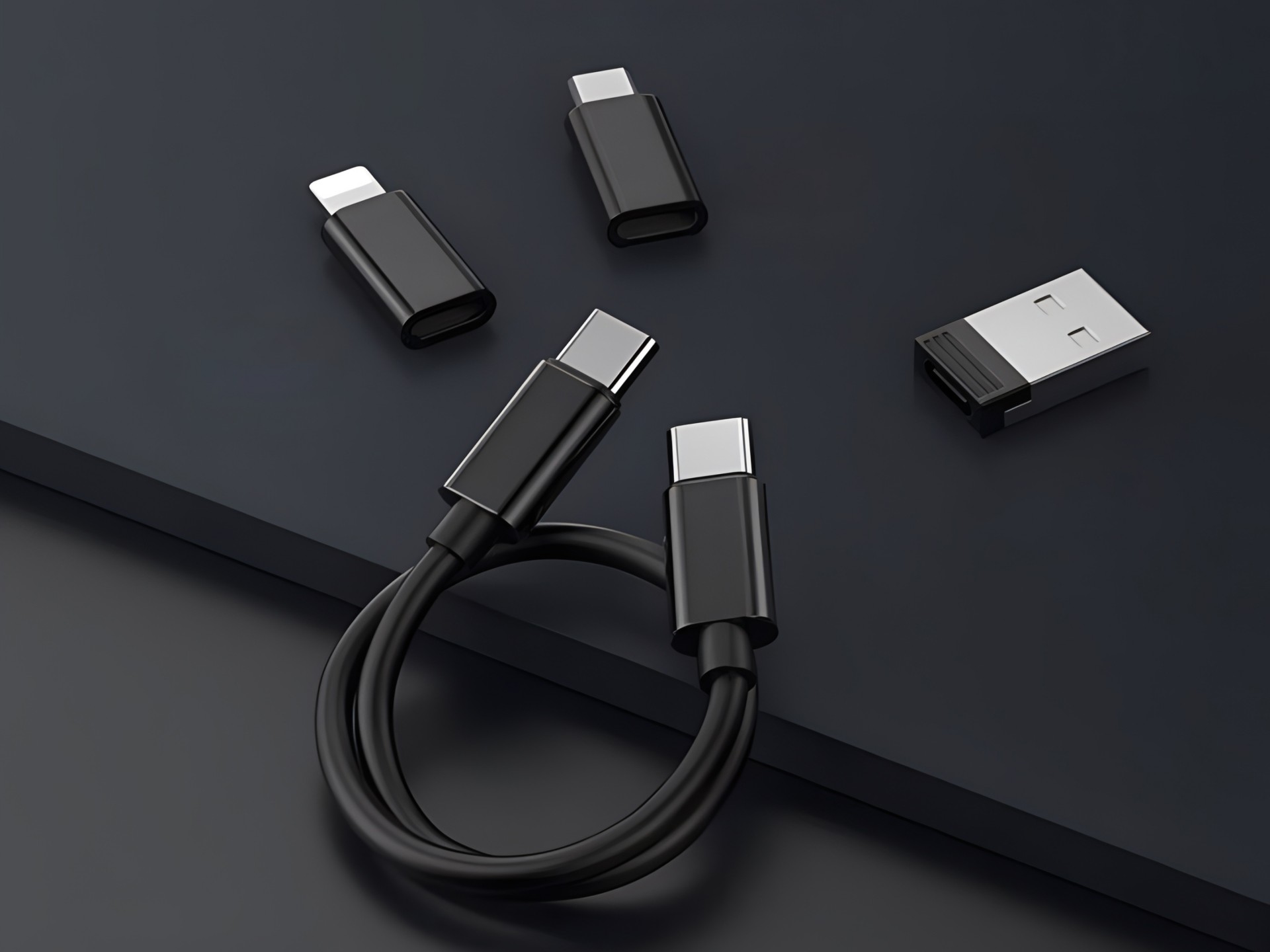 Techancy Multifunction OTG Data Cable Kit TV3757, Multiple Combinations for Combining, Charging and