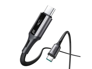 Joyroom S-A60 StarTalk 100W USB-C - Cable USB-C de 1,2 m - Negro
