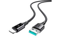 Cable USB-A Joyroom S-A60 StarTalk 3A - Lightning de 1,2 m - negro Cable USB-A Joyroom S-A60 StarTalk 3A - Lightning de 1,2 m - negro