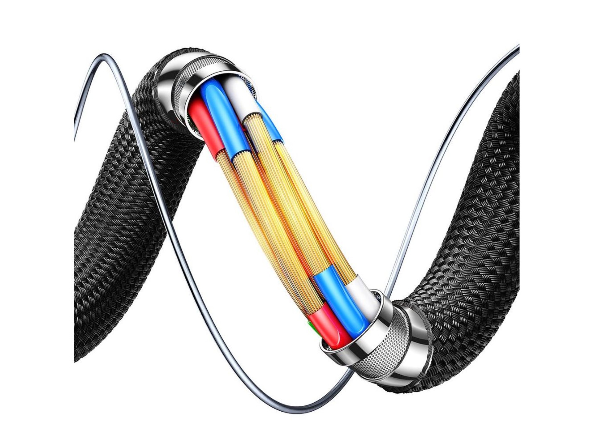 Cable USB-A Joyroom S-A60 StarTalk 3A - Lightning de 1,2 m - negro