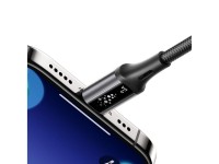 Cable USB-A Joyroom S-A60 StarTalk 3A - Lightning de 1,2 m - negro Cable USB-A Joyroom S-A60 StarTalk 3A - Lightning de 1,2 m - negro