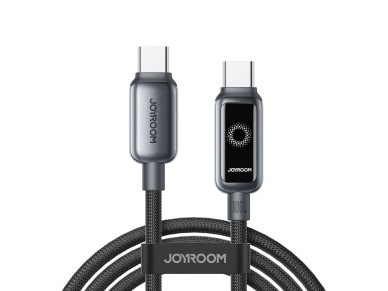 Cabo Joyroom S-A55 StarFlight 100W USB-C - USB-C 1,2m - preto Cabo Joyroom S-A55 StarFlight 100W USB-C - USB-C 1,2m - preto